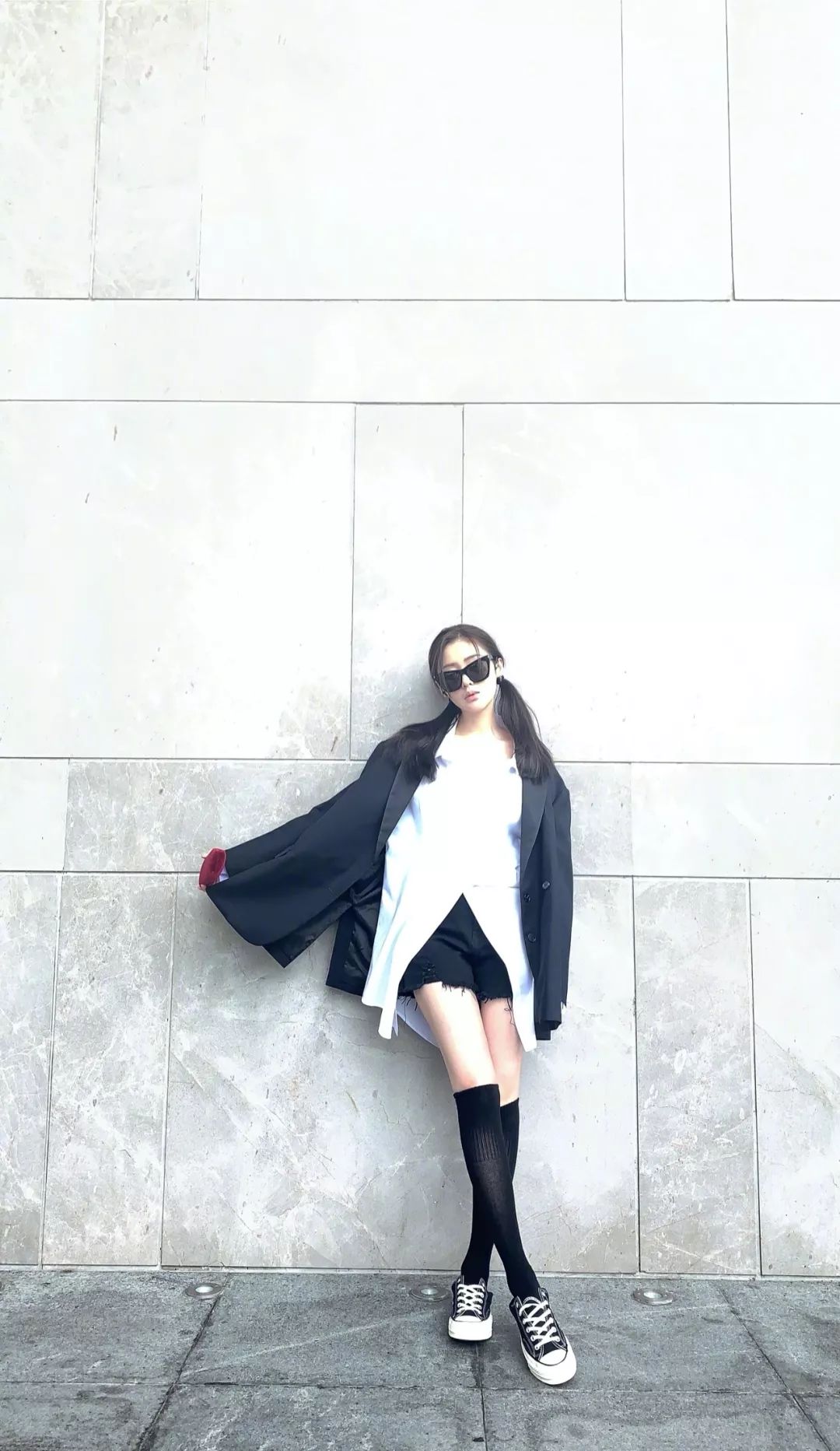 杨幂的经典穿法你学会了吗,杨幂袜子穿搭