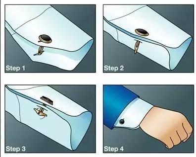 西装袖如何系扣,男士西装袖扣怎么安装