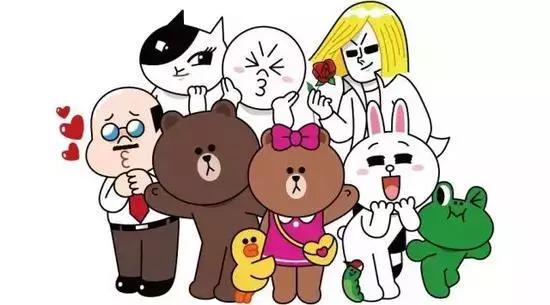 linefriends布朗熊可妮兔公仔,布朗熊linefriends