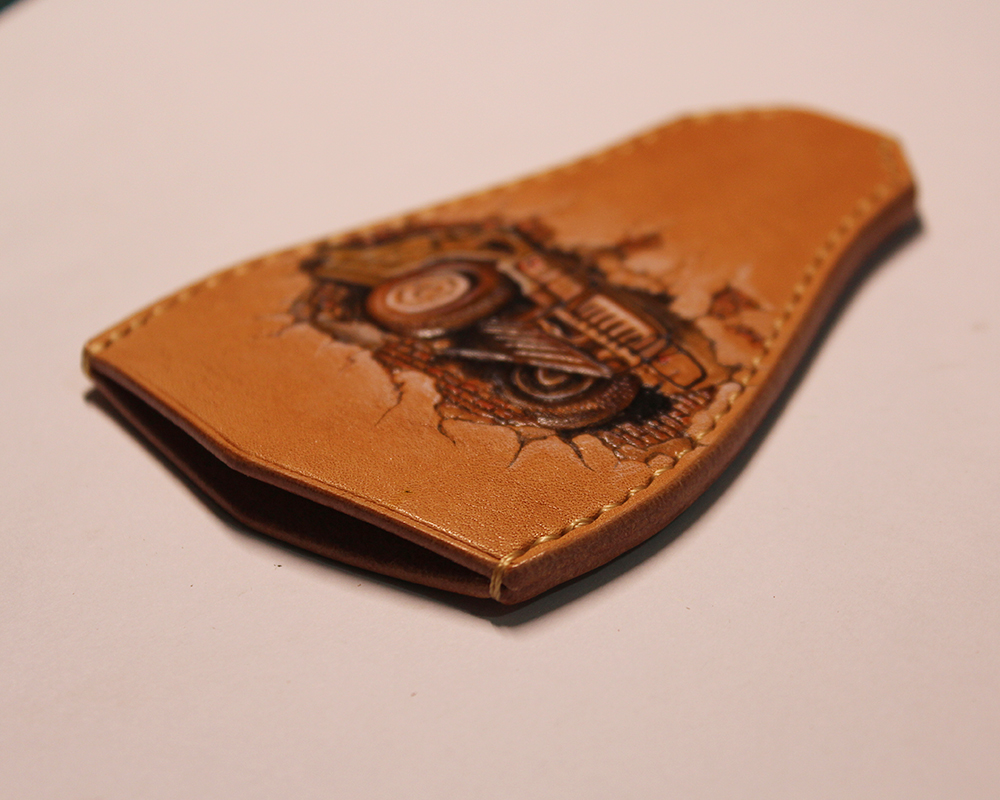 皮雕车钥匙包有哪些,皮雕钥匙包手工制作