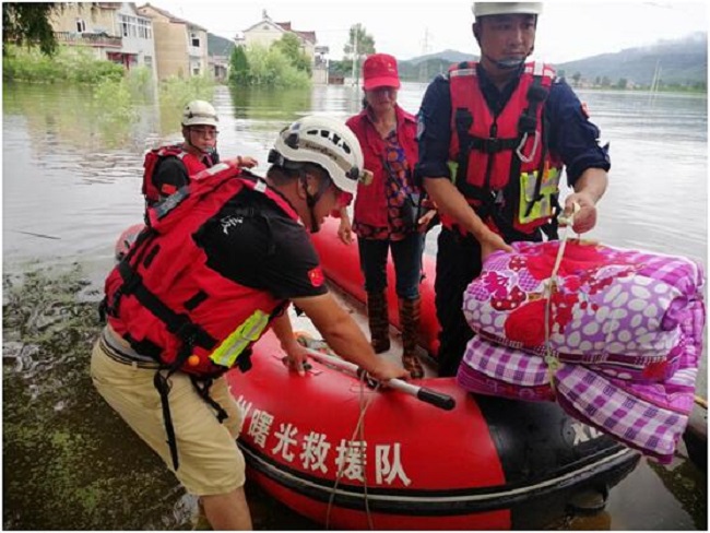 安徽人民抗击洪水,抗洪救灾安徽分队