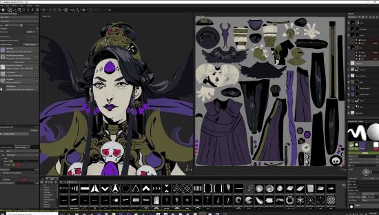 supergiant画师,游戏人物3d建模怎么做