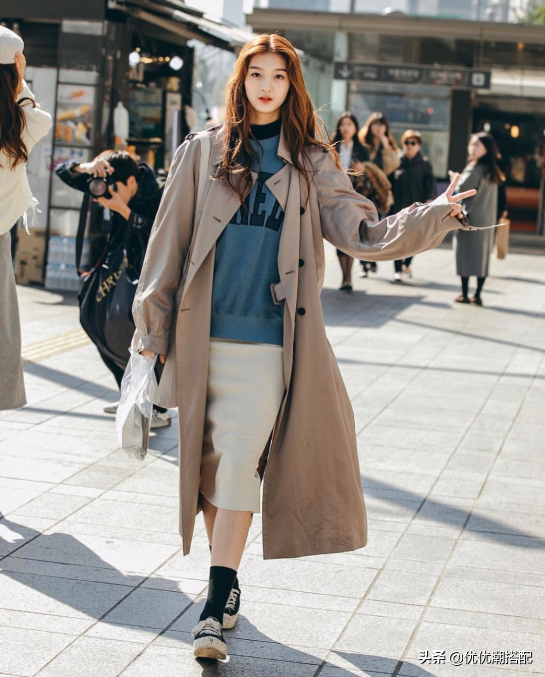 韩国显瘦显高显白服装搭配,30套最火的韩系穿搭简单又好穿