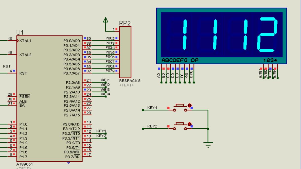 单片机三个按键控制电子计数器,单片机30秒计时器