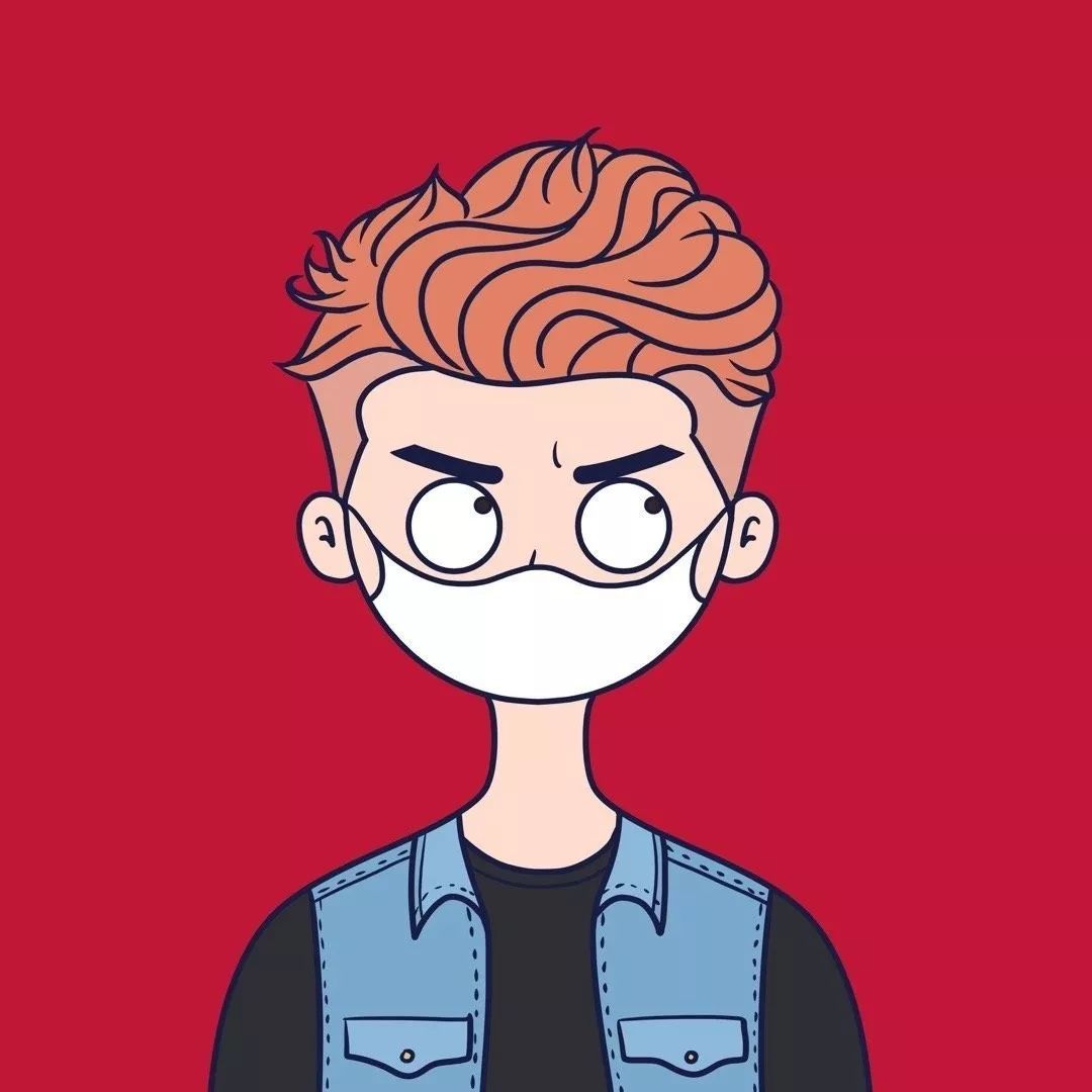 戴口罩的头像男单个,戴口罩男头像