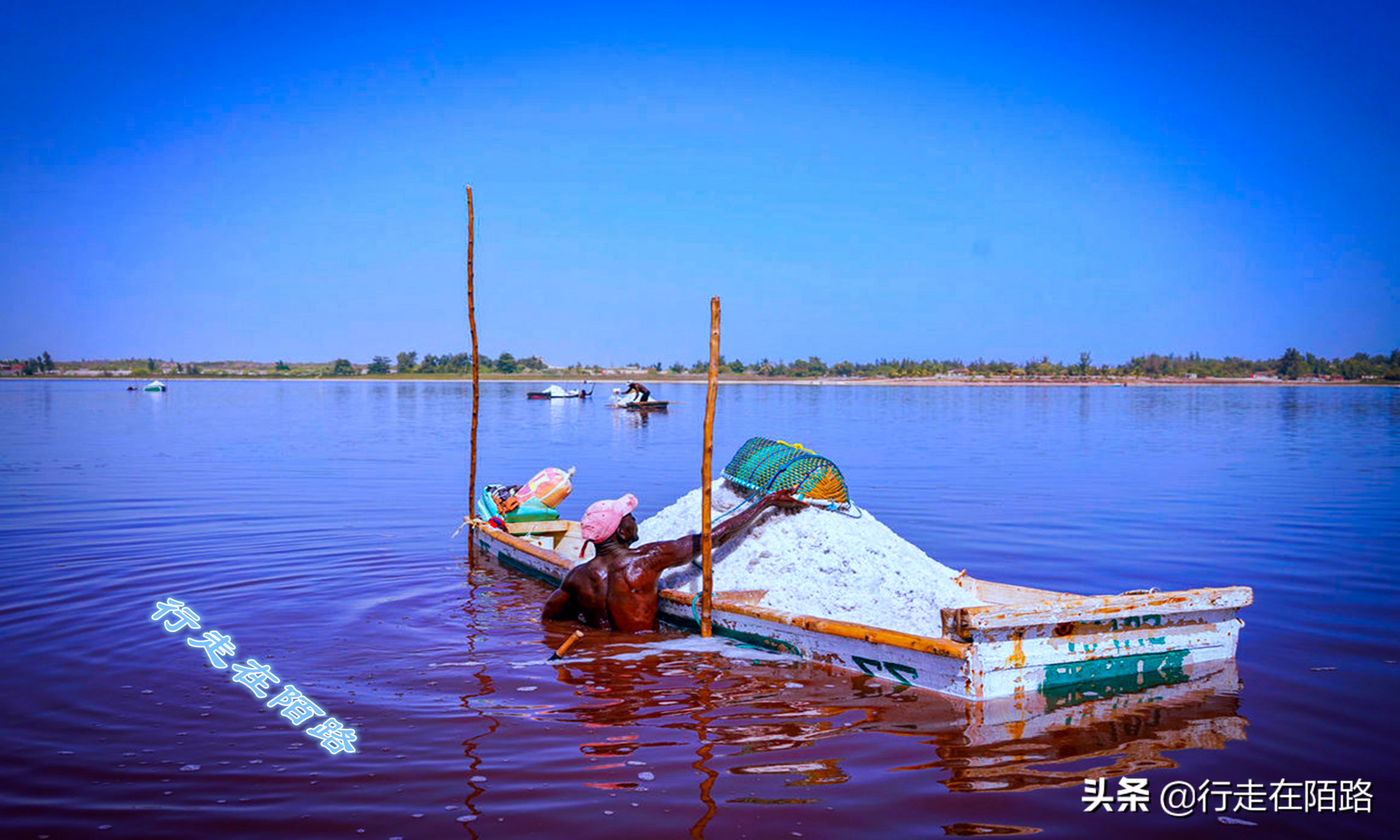 非洲死海：湖深一米采盐直接捞，每升湖水含盐380克
