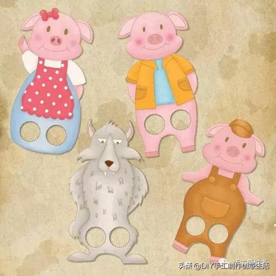 球迷爸爸靠指偶游戏带娃，手工制作的指偶乐趣多