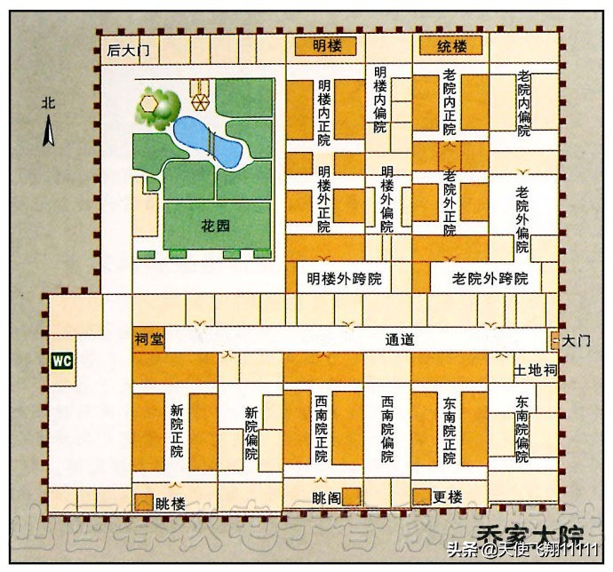 山西祁县乔家大院取景地 (山西乔家大院全景视频图)