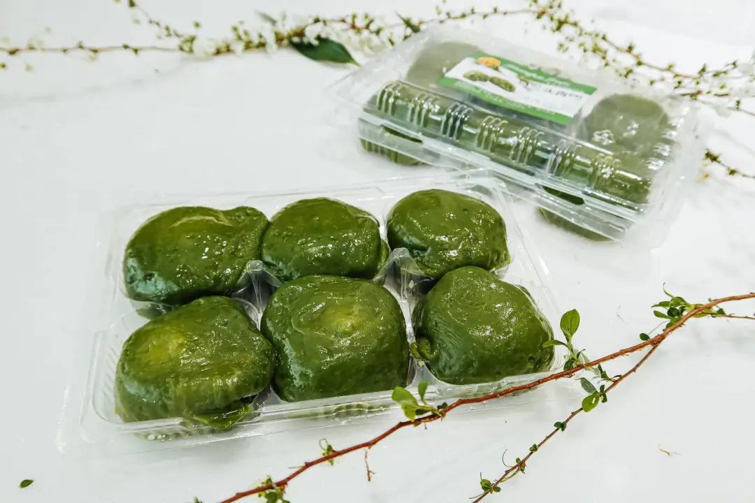 彩色青团试吃,各个牌子的青团试吃