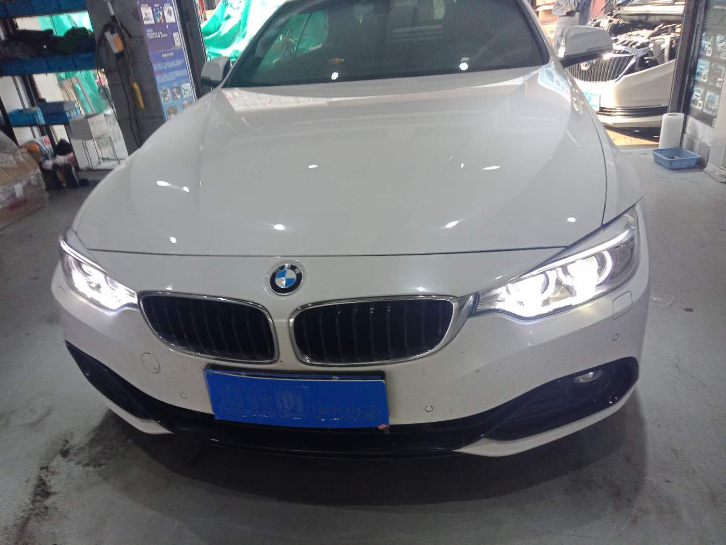 宝马4系改大灯要多久,宝马4系大灯近光灯怎么换