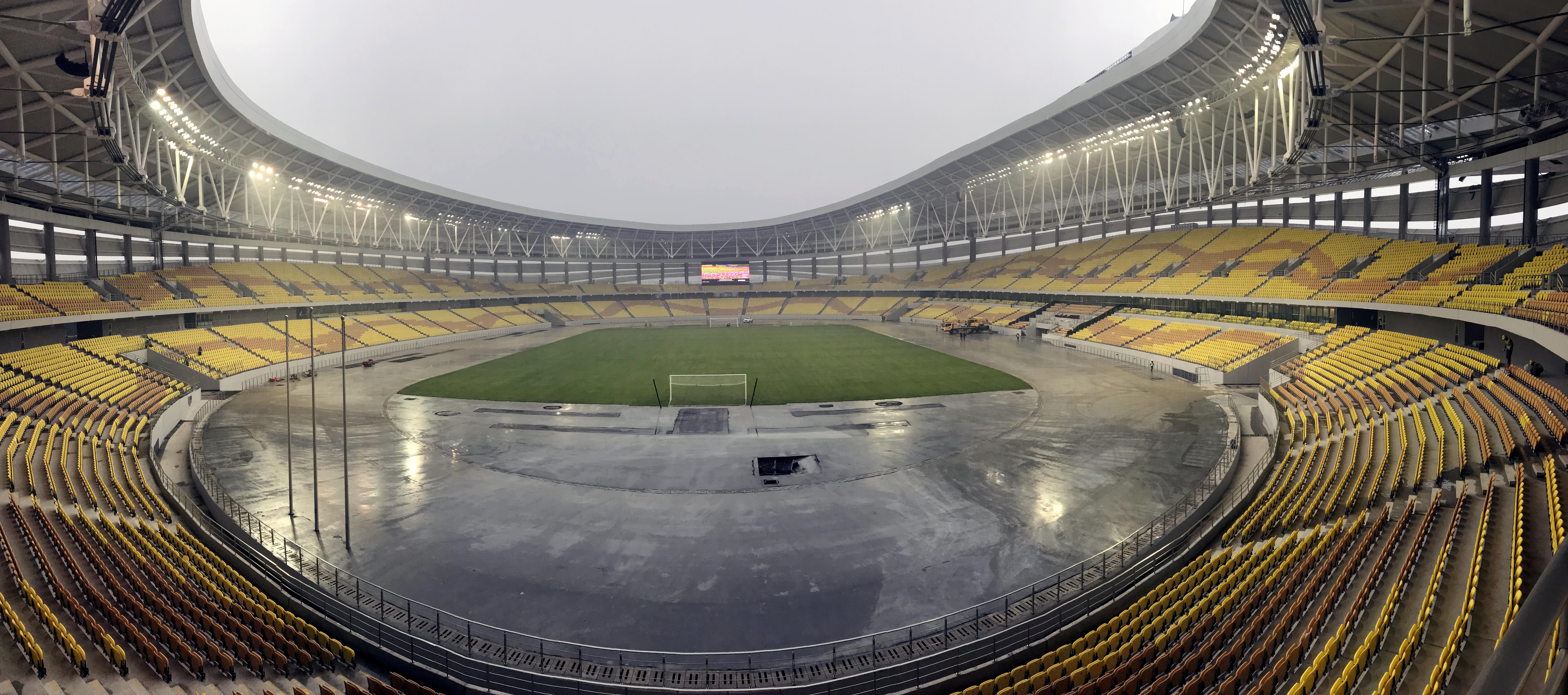 武汉军运会塔子湖足球场,武汉体育中心军运会会场