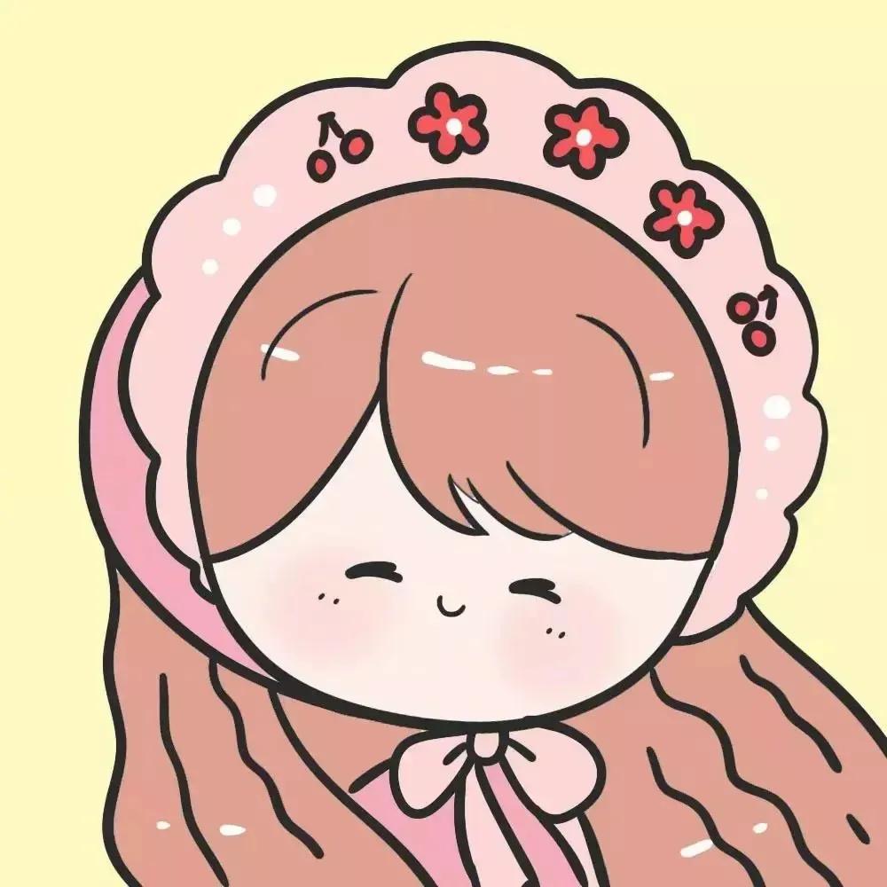 闺蜜头像萌娃卡通可爱小清新,可爱女孩头像萌娃闺蜜森系