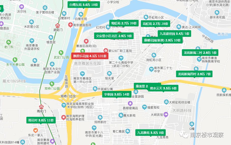 南京主城区小区跌幅排行榜,南京十大降价小区排名