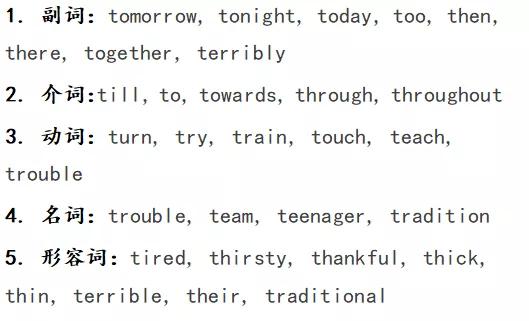 中考英语首字母填空常见词,首字母填空历年中考高频单词汇总