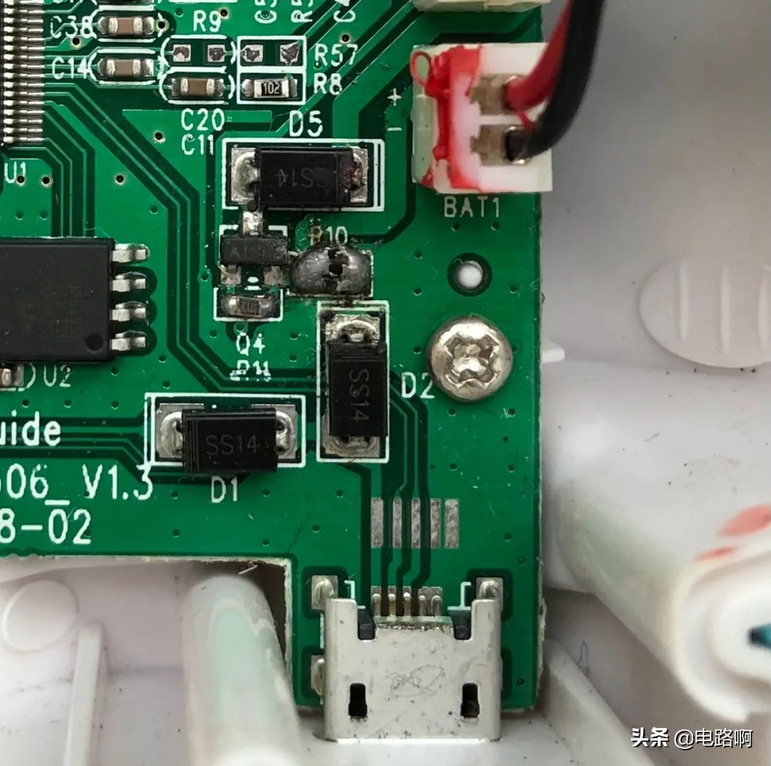 维修火火兔，偶遇最简单的锂电池充电电路，实在是太节省成本了