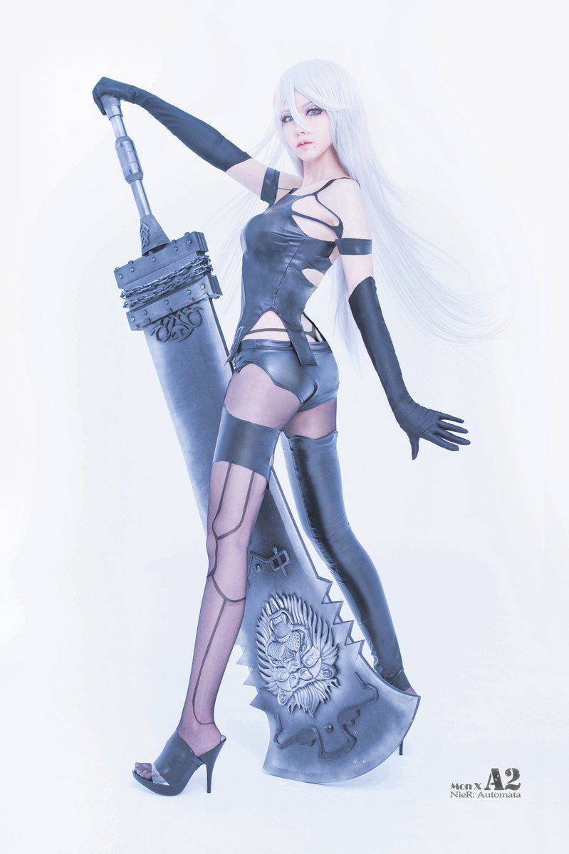 这是你的“老婆”？日本妹子COS黑贞新条莤及2B小姐姐，真是大赞