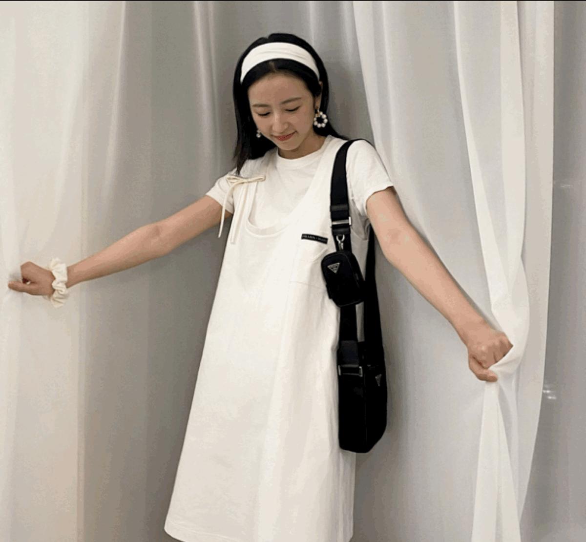 杏色发箍搭配什么衣服好看,糖果色发箍网红简单爆款