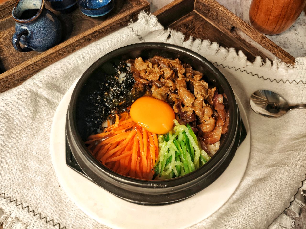 各种好吃的石锅饭,羊肉石锅拌饭教程