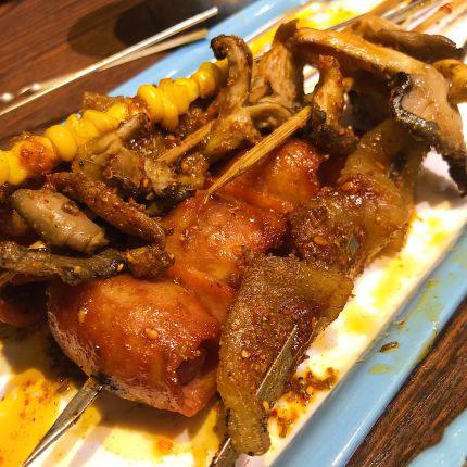 济南奇葩美食,把鸡装在蛋挞里面你吃过吗?