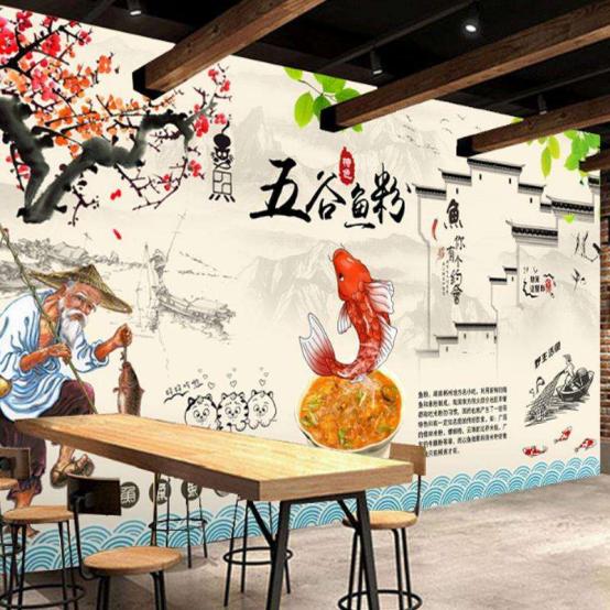 五谷渔粉价格表大学食堂,五谷帝祖鱼粉口味大全