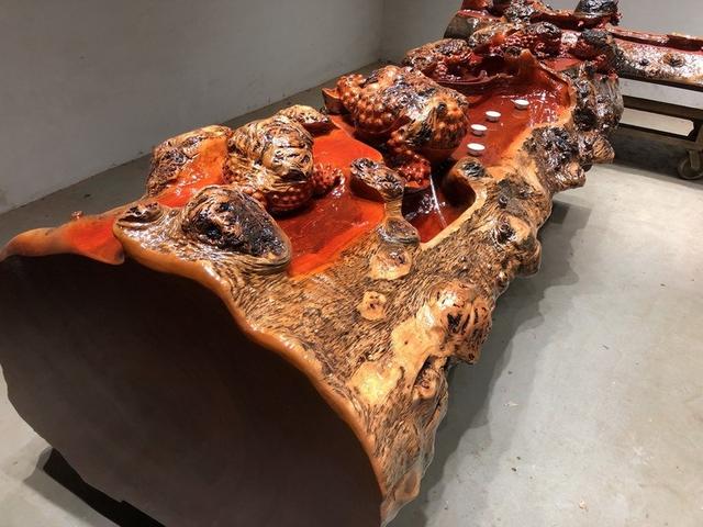 卓豪根雕茶桌价格,根雕茶桌100例