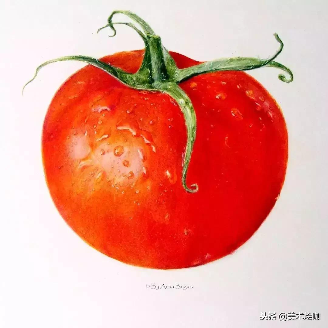 彩铅画教程超写实零基础入门,超写实彩铅画高清大图水果组合