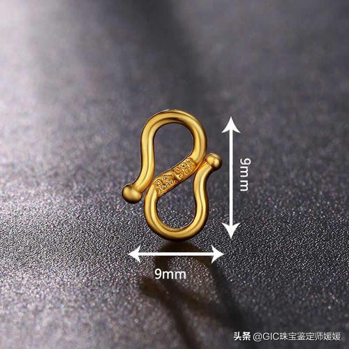 黄金项链手链锁扣正确扣法,黄金项链和手链的扣