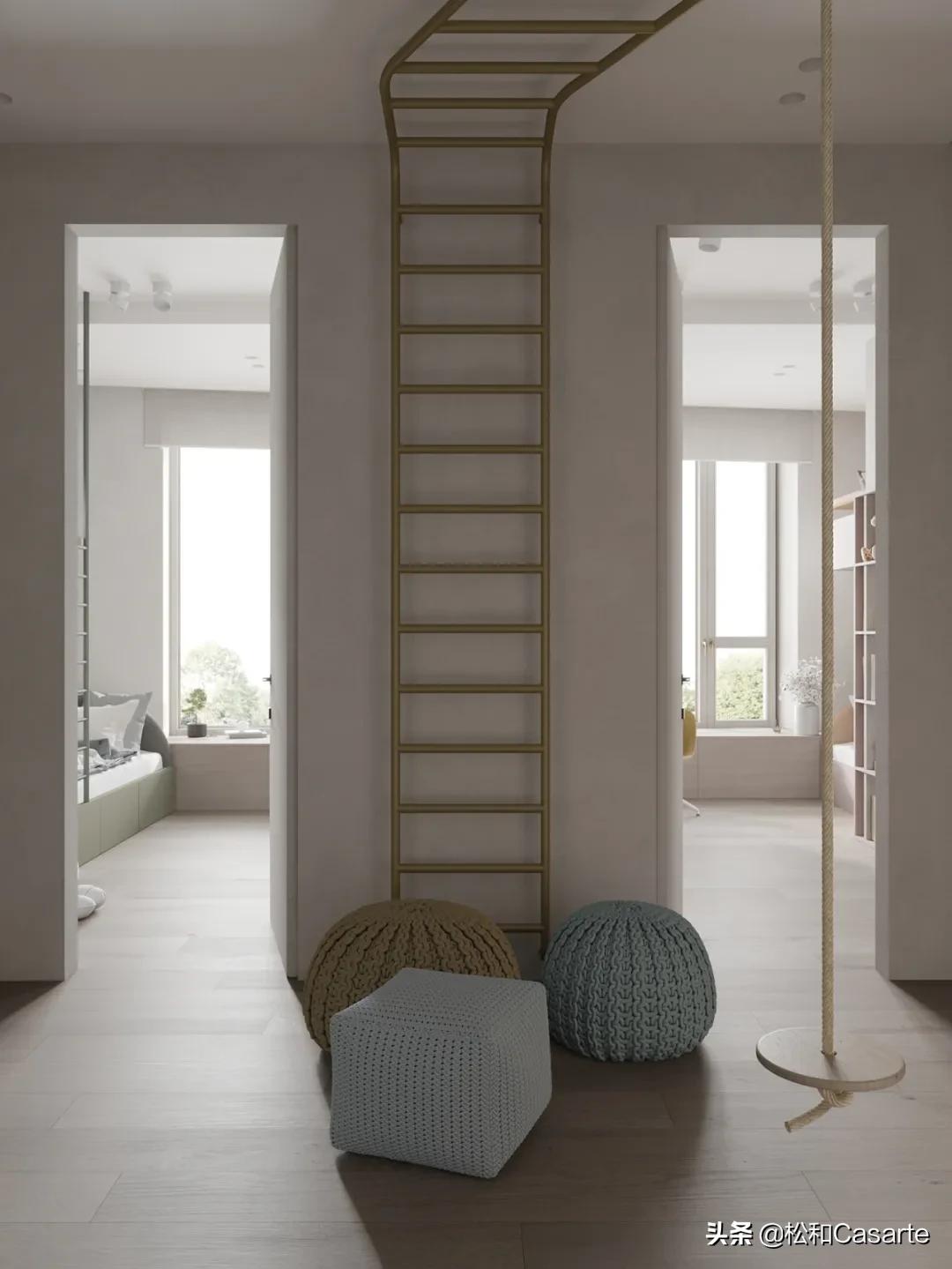 郑州带儿童房的三室一厅,三室儿童房设计图