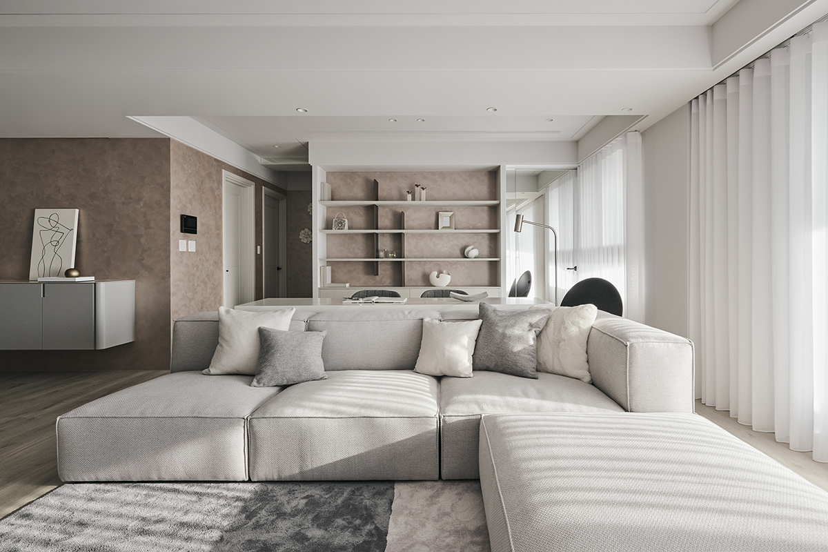 客厅设计现代简约风格没有电视,传统客厅设计比较实惠