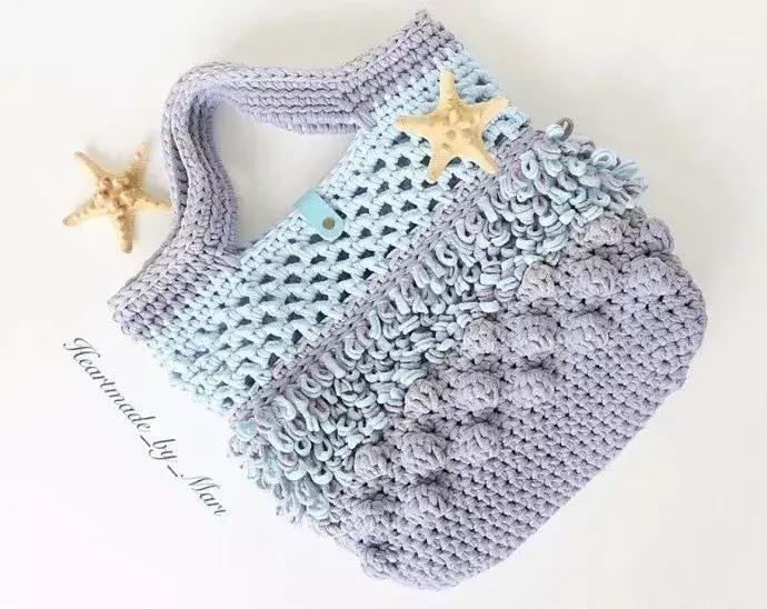 最近很火的泫雅针织包教程,泫雅包透明编织图解