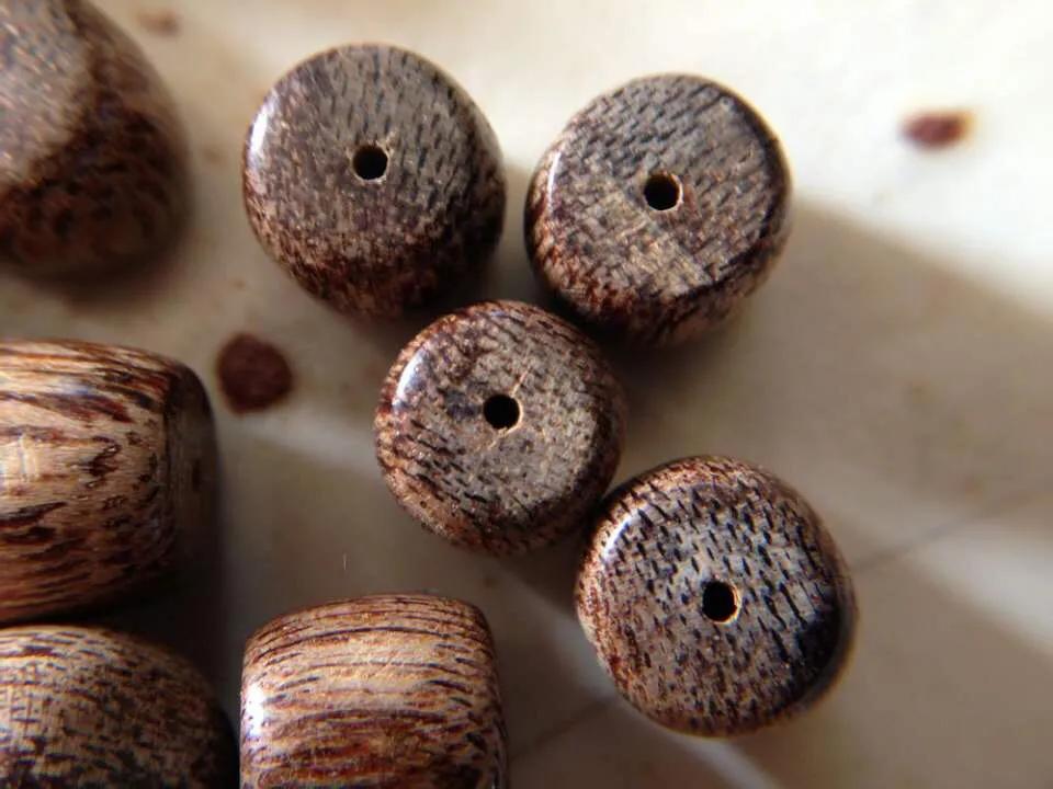 富森红土黄油桶形念珠