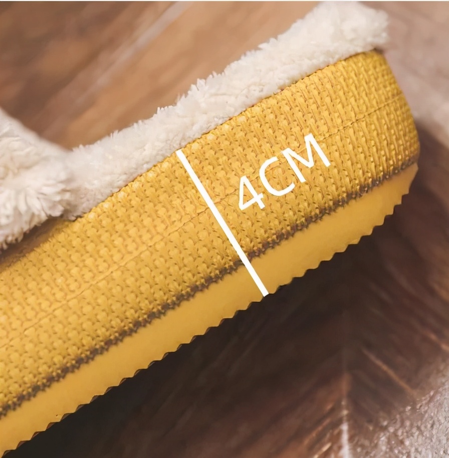 冬季防滑踩屎棉拖,踩屎感拖鞋冬季防水