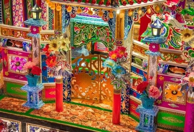 中国人烧给死人的纸扎,被法国博物馆收藏,老外:中国人太浪漫了