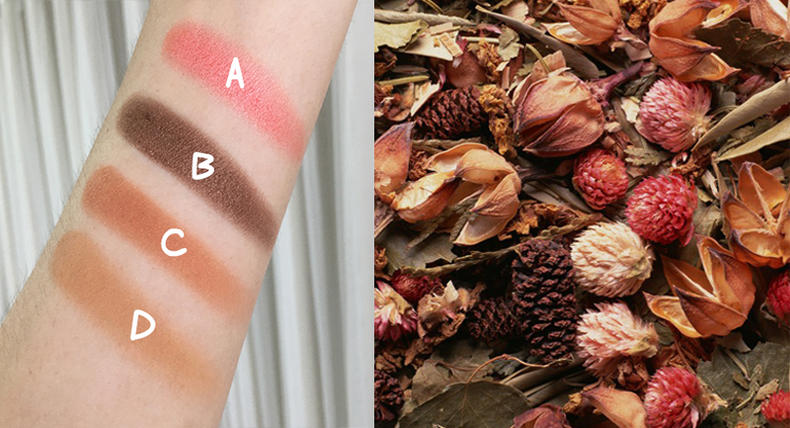 爱丽小屋四色眼影4号色画法教程,爱丽小屋四色眼影铁锈红教程