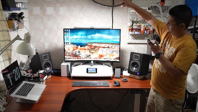 打造理想的居家办公环境:乐歌升降桌/台+明基灯具晒单