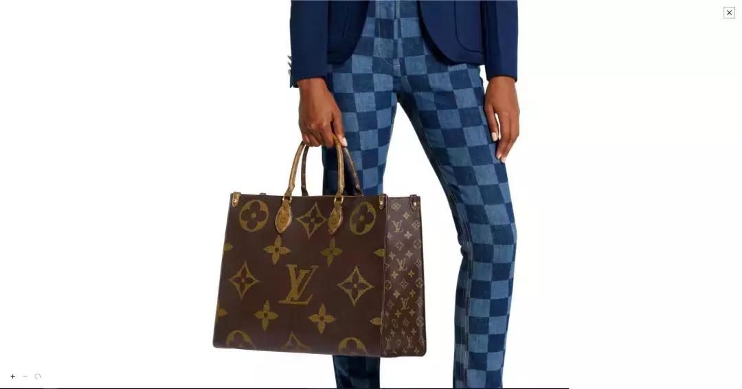 lvonthego中号怎么分辨真假,lvonthego大花购物袋真假鉴别