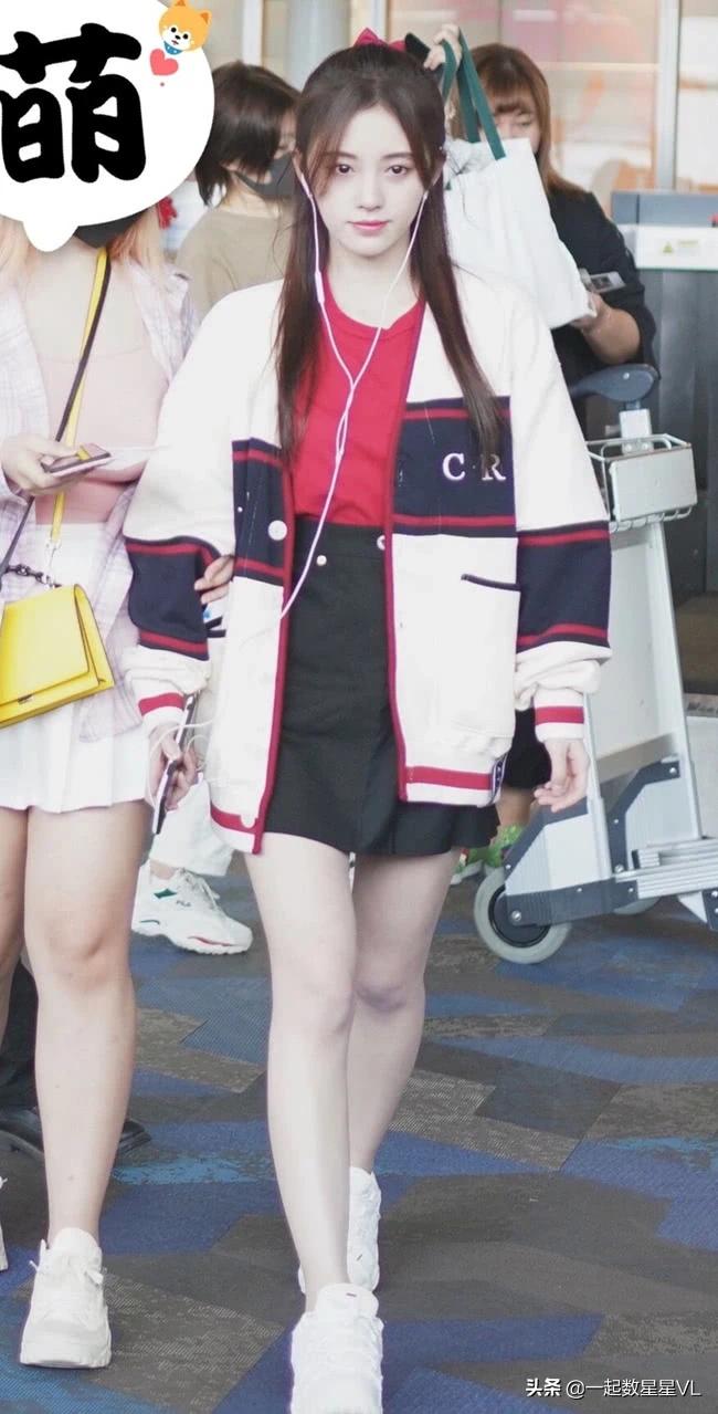 鞠婧祎的长筒袜,鞠婧祎的白色长袜