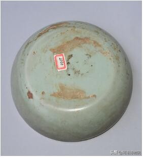 清豆青釉真品,馆藏豆青釉笔洗