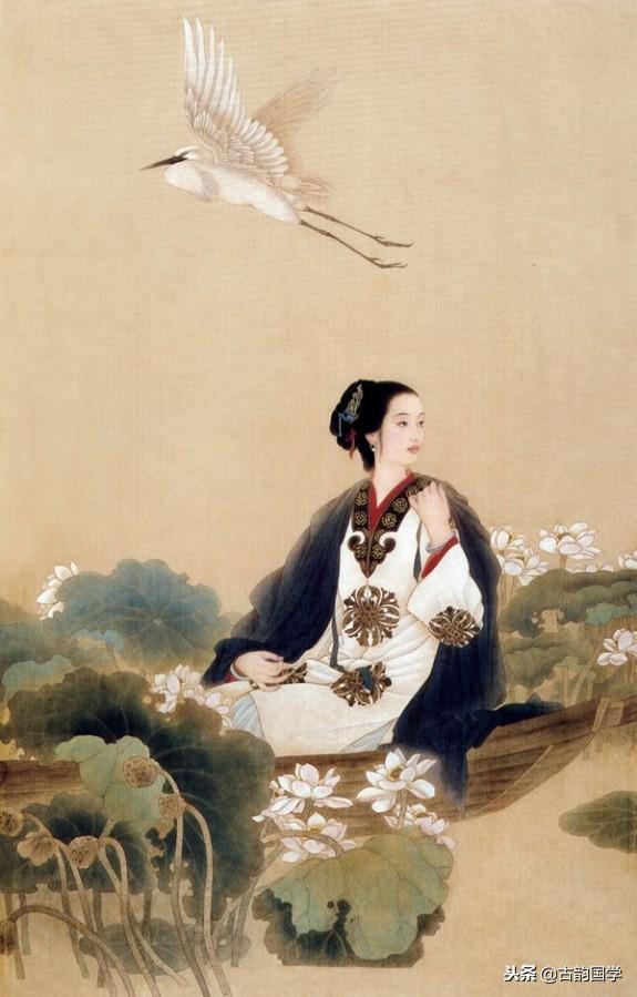 中国古典百美诗画（上）：一位佳丽一首古诗，可谓赏心悦目，收藏