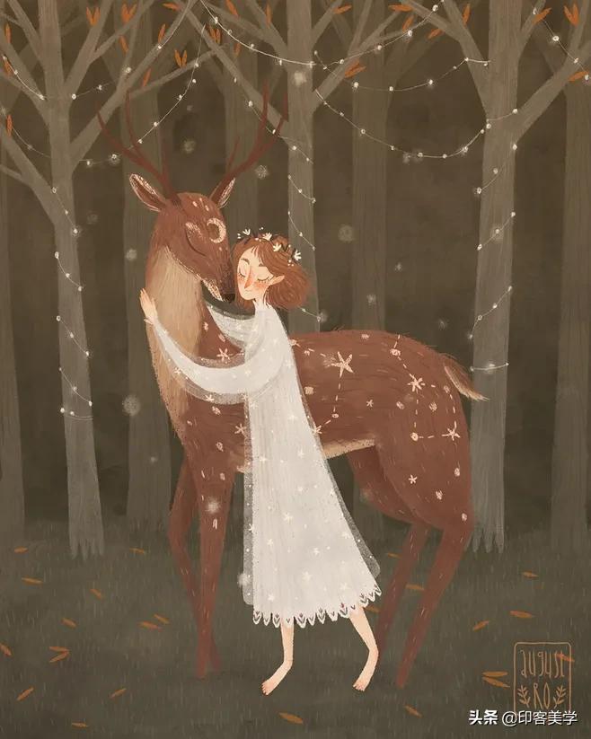 四季插画图片大全,100张唯美插画图