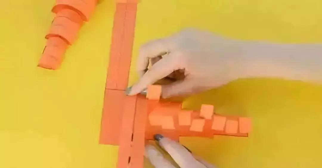 胡萝卜手工作品幼儿园简单教程,手工布艺胡萝卜制作过程图片