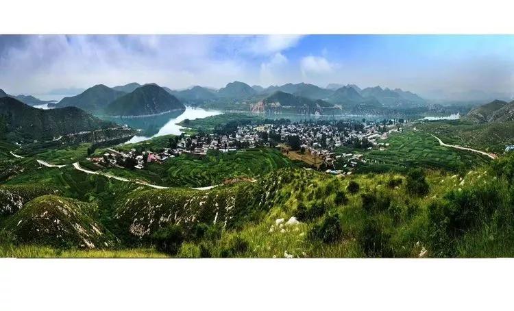 保定十八渡航拍,保定十八渡环湖公路