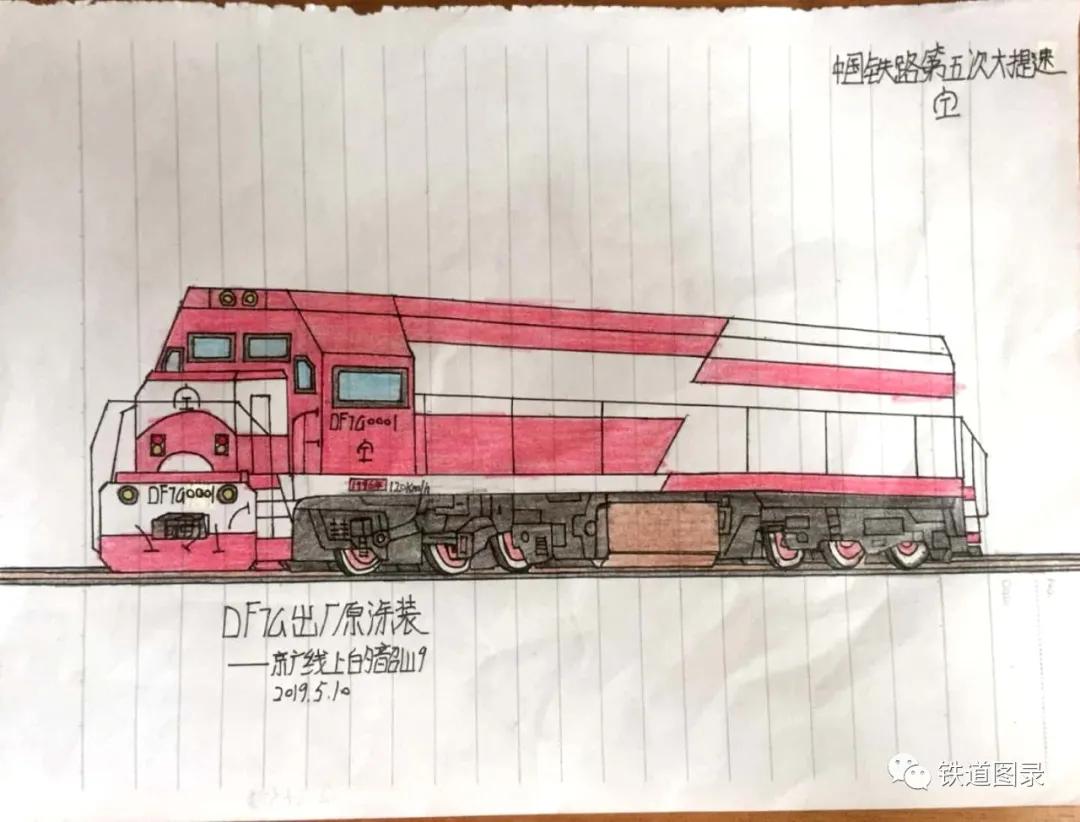 铁路人文：手绘火车