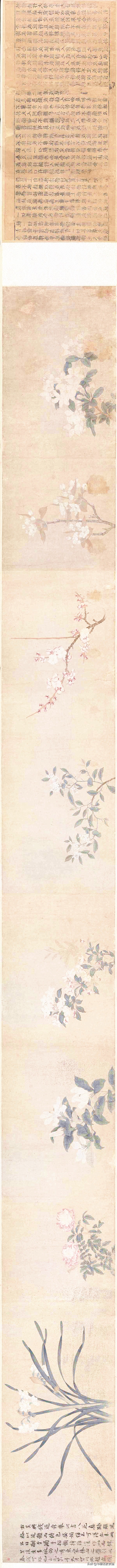 最早推动发扬了在画面上题写诗文，使诗书画合璧，被后世所继承