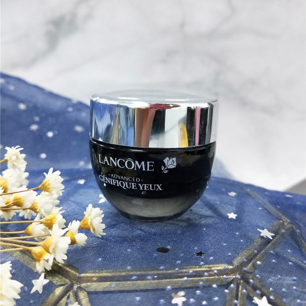 小棕瓶眼霜跟兰蔻发光眼霜哪个好,兰蔻发光眼霜没有细闪是假货吗