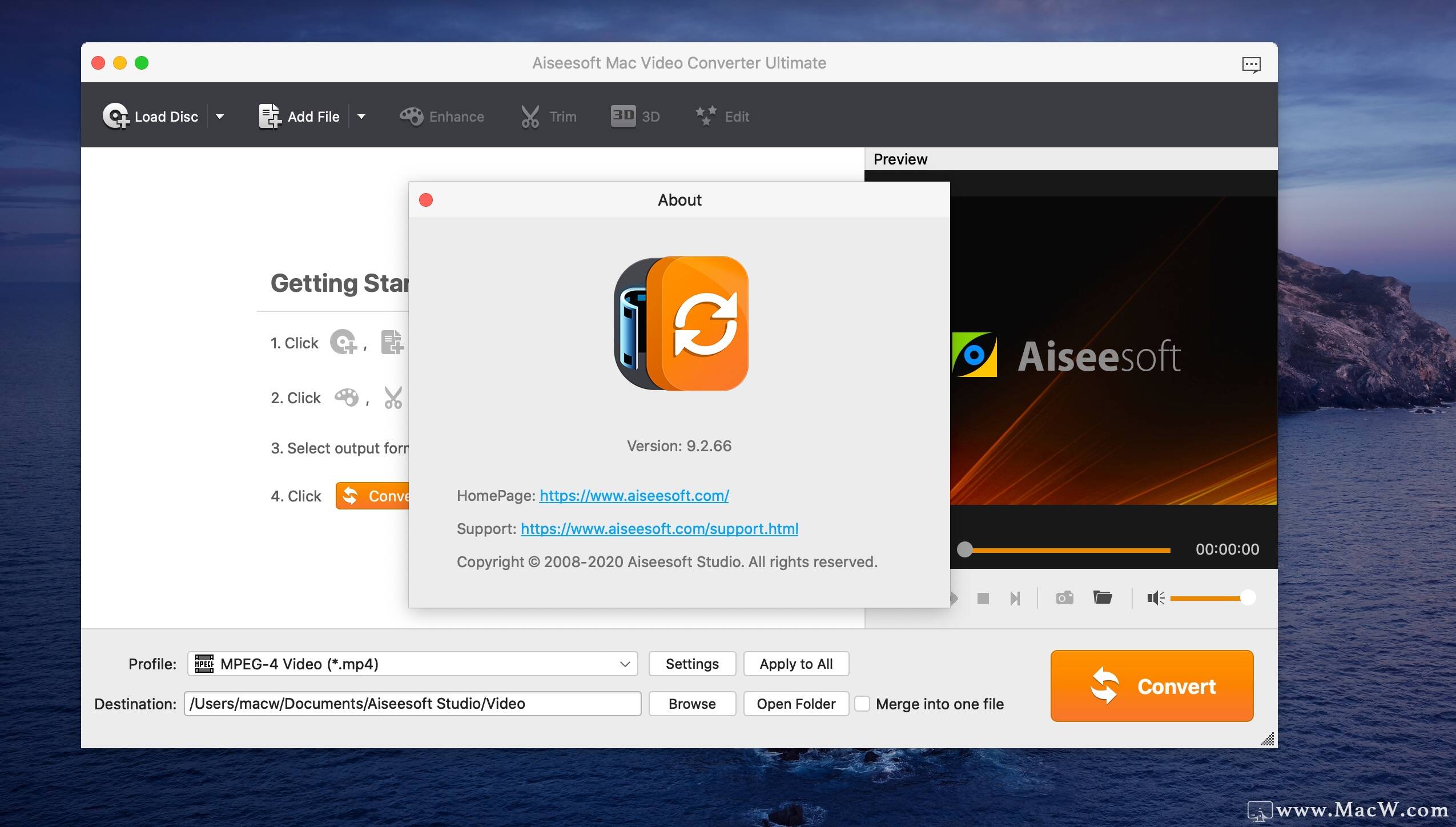 好用的视频转换工具AiseesoftMacVideoConverterUltimateMac