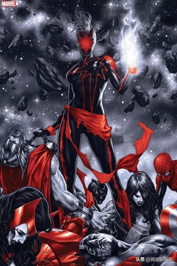 复联5海报解析,复联5惊奇队长