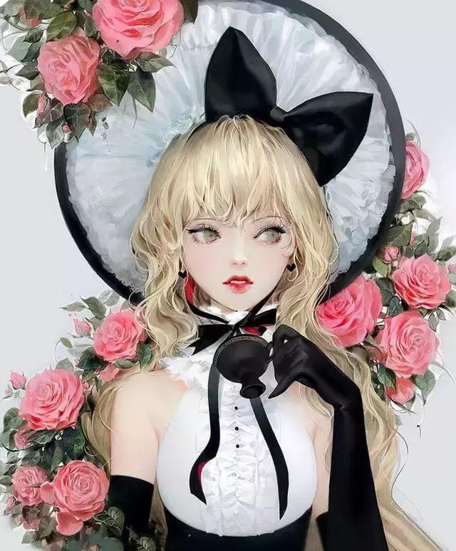 好看的仙女插画,唯美的韩国风插画