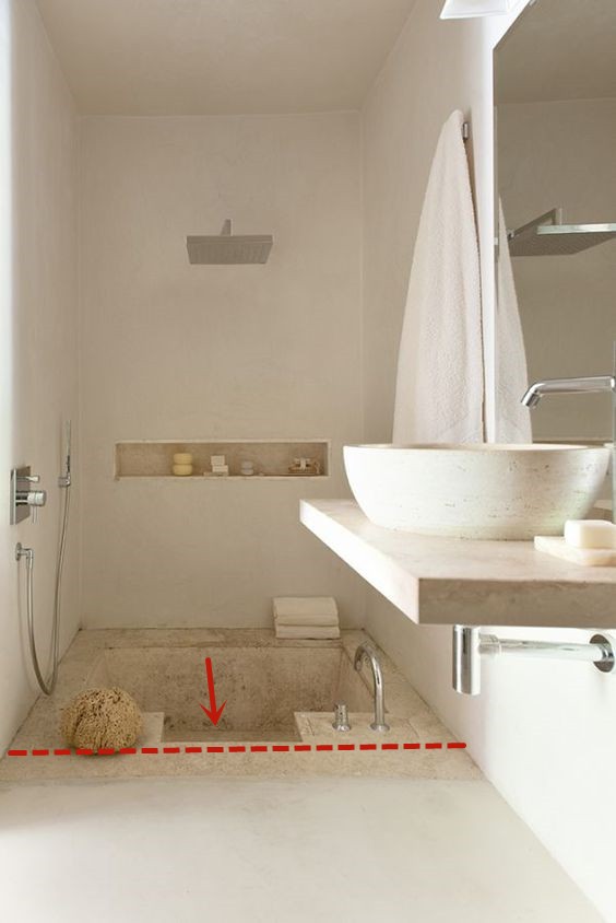 淋浴区做下沉的方法,淋浴区不做下沉怎么做