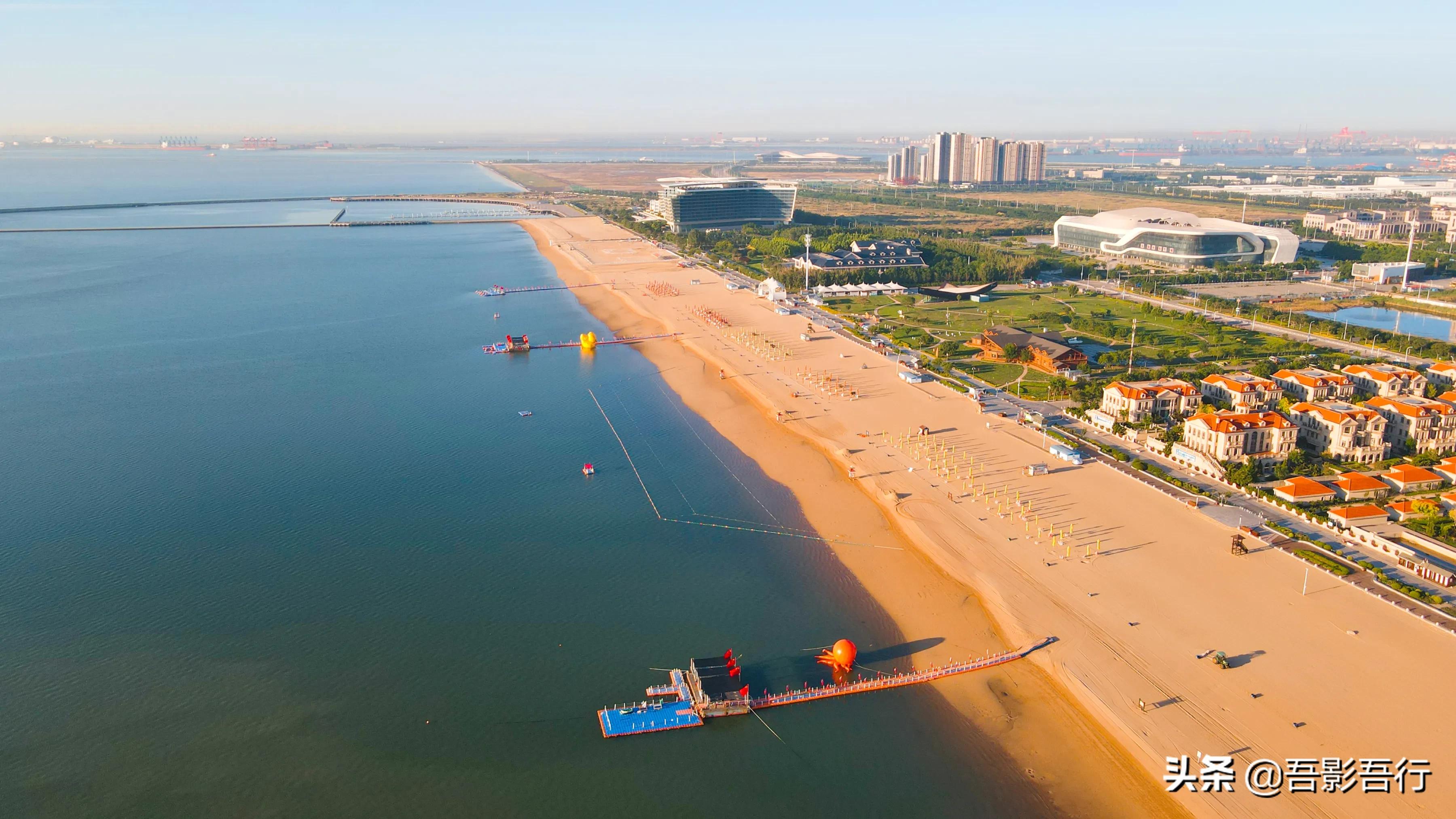 天津自驾东疆港看海,天津东疆黄金海岸自驾游